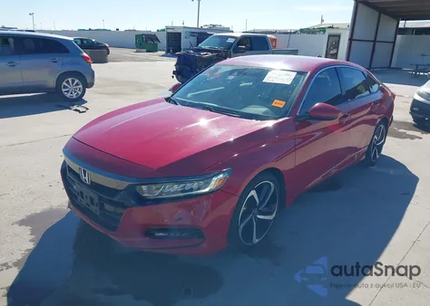 2018 Honda Accord Sport from USA, damaged, VIN 1HGCV1F32JA116416